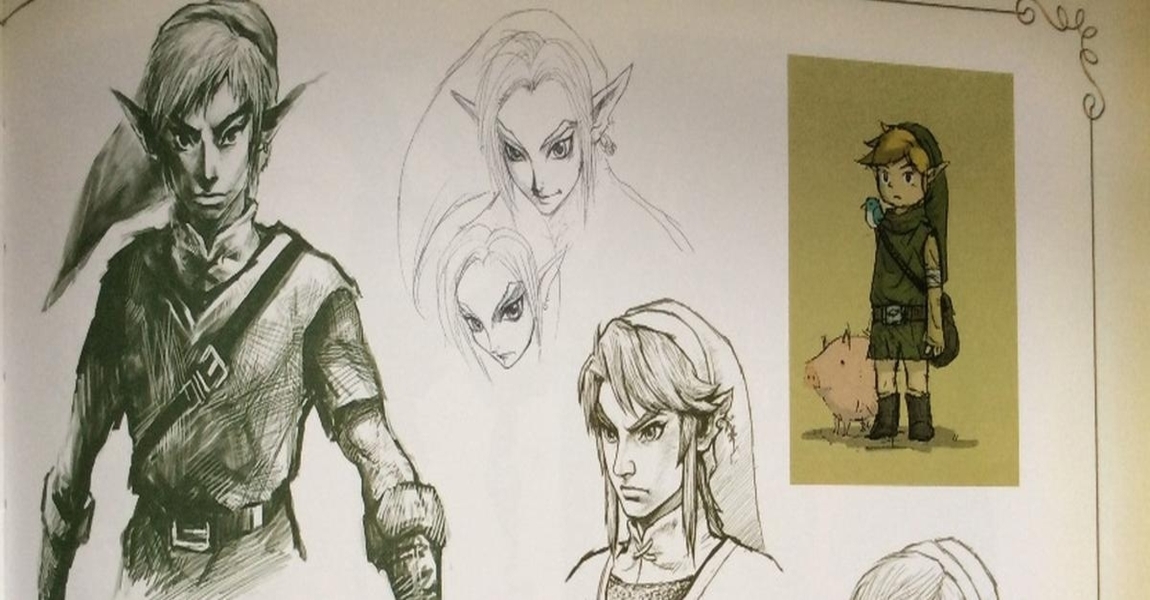 arte conceptual del personaje link