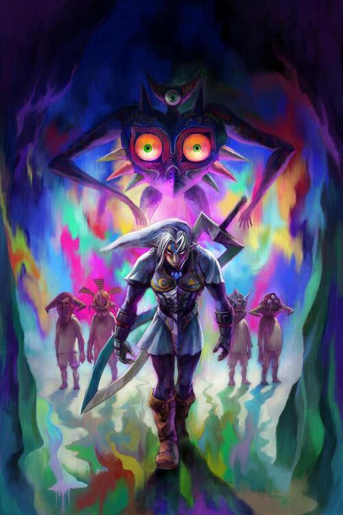 ilustracion zelda majoras mask