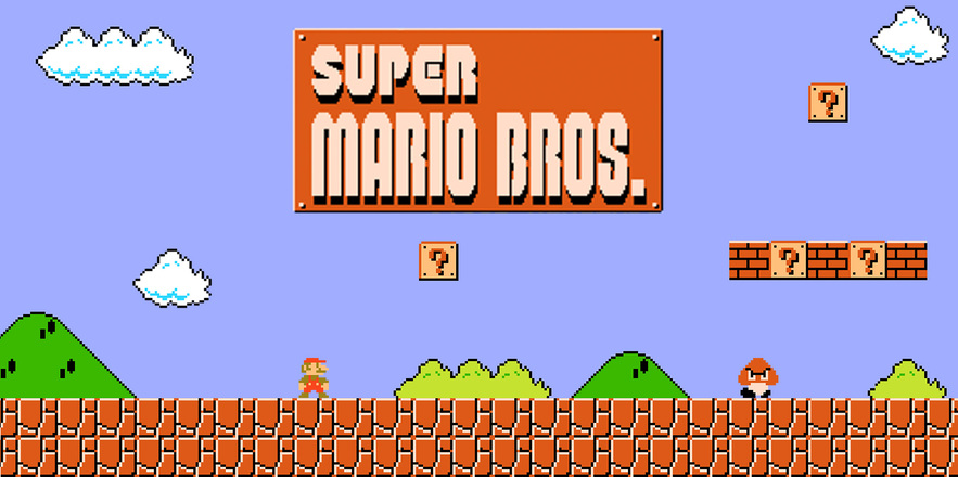 super mario bros titulo